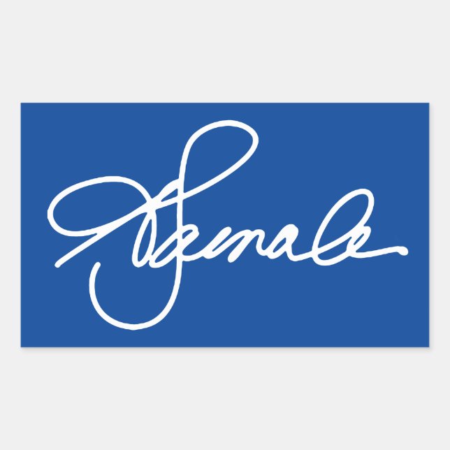 Adesivo Retangular Assinatura KAMALA (Frente)