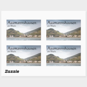 Adesivo Retangular Assmannshausen am Rhein