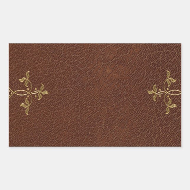 Adesivo Retangular associação de livro antigo (Frente)