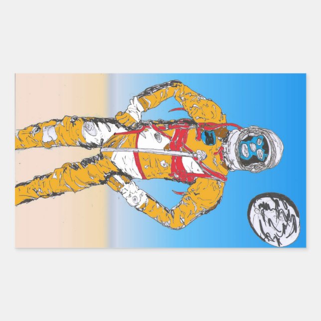 Adesivo Retangular Astro Lucha (Frente)