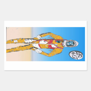 Adesivo Retangular Astro Lucha