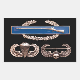 Adesivo Retangular Atentado Aéreo de CIB Airborne