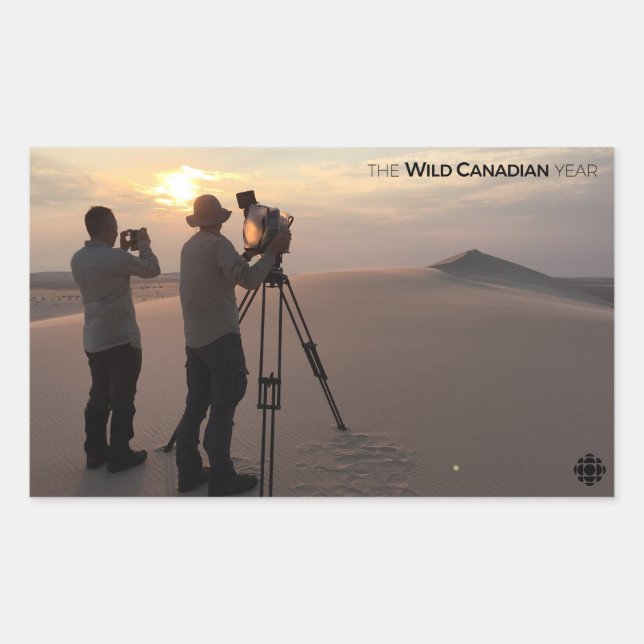 Adesivo Retangular Athabasca Sand Dunes (Frente)