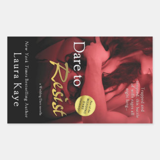 Adesivo Retangular Atrevida-se a resistir a Laura Kaye