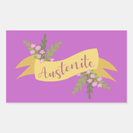 Adesivo Retangular Austenite I