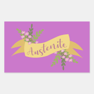 Adesivo Retangular Austenite I