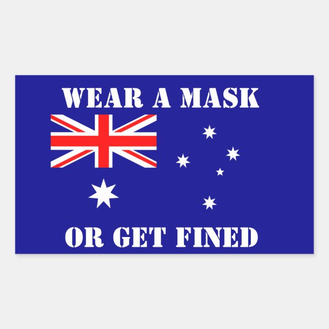 ADESIVO RETANGULAR AUSTRÁLIA (Frente)