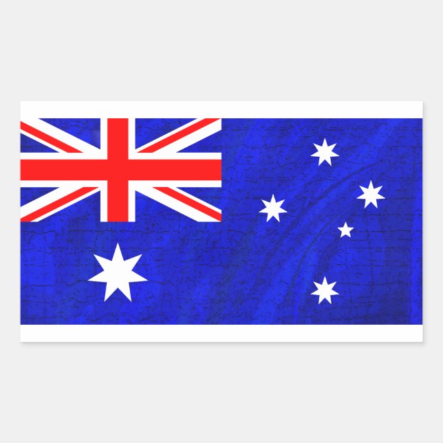 Adesivo Retangular Austrália (Frente)
