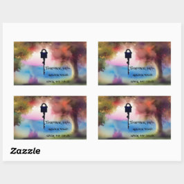 Adesivo Retangular Autismo - Necessidades Especiais de Suporte a Cria