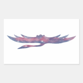 Adesivo Retangular Autocolante de amido de guindaste leve