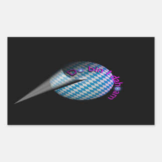 Adesivo Retangular Autocolante de automóvel “Do é j dahoam "