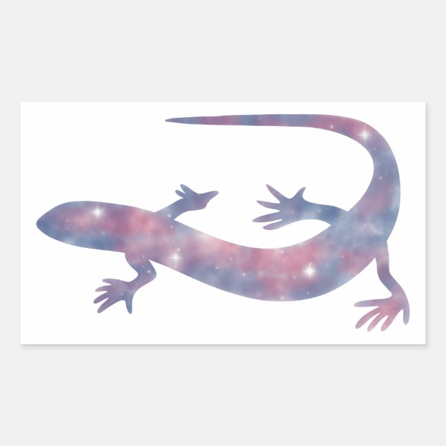 Adesivo Retangular Autocolante Gecko Starscape (Frente)