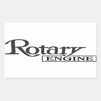 Adesivo Retangular Autocolante Mazda Rotary Engine