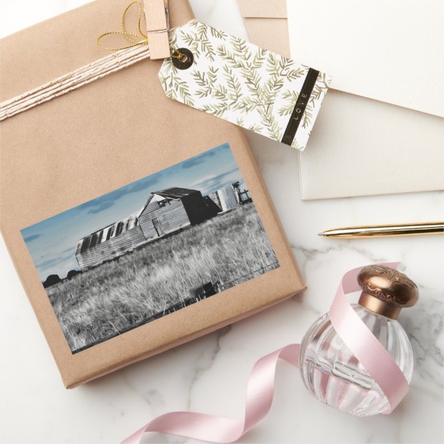 Adesivo Retangular Autocolante rural australiano (Presentear)