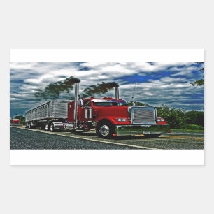 Adesivo Retangular Autocolantes de carga