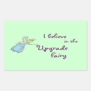 Adesivo Retangular Autocolantes de cruzeiro de fada