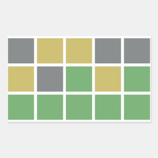 Adesivo Retangular Autocolantes de jogos de Quebra-cabeça