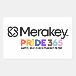 Adesivo Retangular Autocolantes de Merakey PRIDE