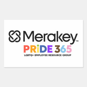 Adesivo Retangular Autocolantes de Merakey PRIDE