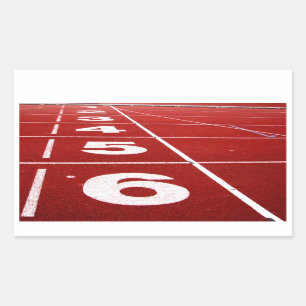 Adesivo Retangular Autocolantes de pista