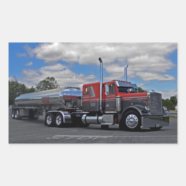 Adesivo Retangular Autocolantes do Freightliner FLC de M Nolt (Frente)