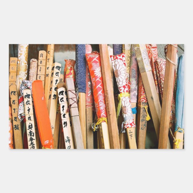 Adesivo Retangular Autocolantes peregrinos (Frente)