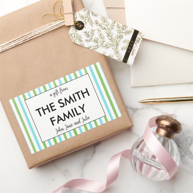 Adesivo Retangular Autocolantes personalizados (Presentear)