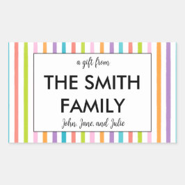 Adesivo Retangular Autocolantes personalizados