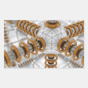 Adesivo Retangular Automação avançada