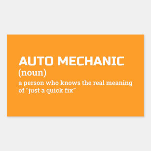 Adesivo Retangular Automecânico Definition Toolbox Sticker