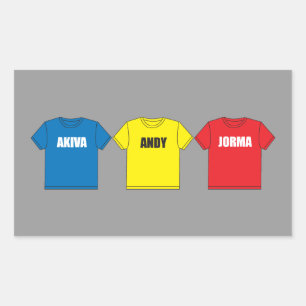 Adesivo Retangular Awesometown