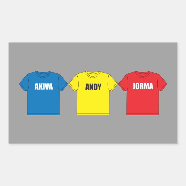 Adesivo Retangular Awesometown (Frente)