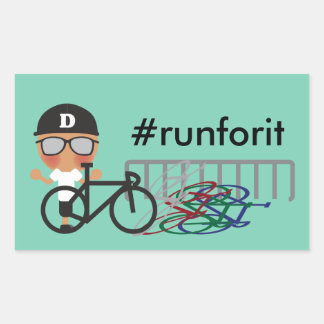 Adesivo Retangular Awkward Urban Acidental Bata No Rack De Bike