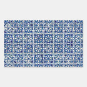 Adesivo Retangular Azulejos