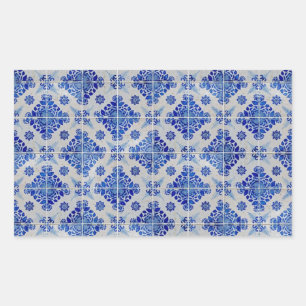 Adesivo Retangular Azulejos