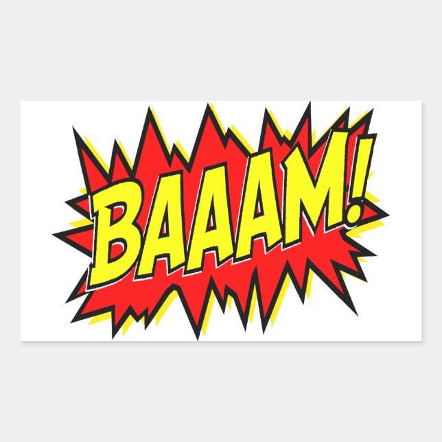 ADESIVO RETANGULAR BAAAM! (Frente)