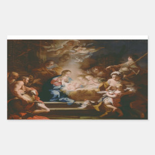 Adesivo Retangular Baby Jesus