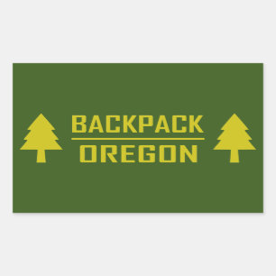 Adesivo Retangular Backpack Oregon