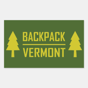 Adesivo Retangular Backpack Vermont