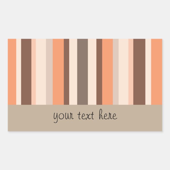 Adesivo Retangular Bandas de Decoração (Frente)