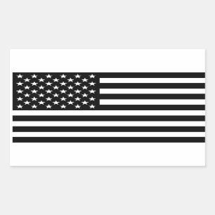 Adesivo Retangular Bandeira americana do escurecimento
