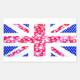 Adesivo Retangular Bandeira Britânica Custa