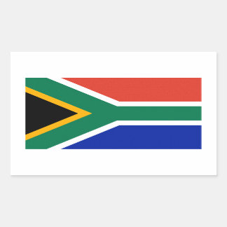 Adesivo Retangular Bandeira da África do Sul