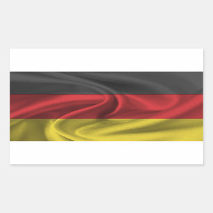Adesivo Retangular Bandeira da Alemanha
