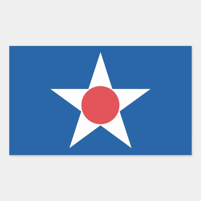 Adesivo Retangular Bandeira da cidade de Asahikawa (Hokkaido) (Frente)