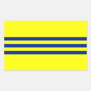 Adesivo Retangular bandeira da Cochinchina