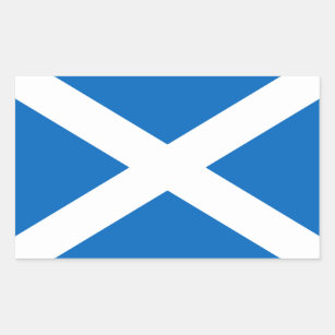 Adesivo Retangular Bandeira da Escócia - Bratach na h-Alba