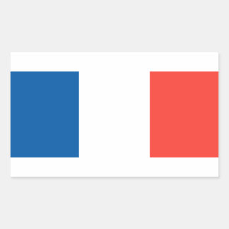 Adesivo Retangular Bandeira da França