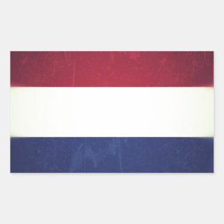 Adesivo Retangular Bandeira da Holanda