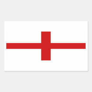 Adesivo Retangular Bandeira da Inglaterra